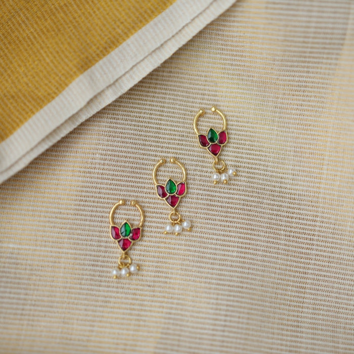 Minimalist Septum Nose Pin | Elegant Ethnic & Contemporary Nose Jewelry HN005