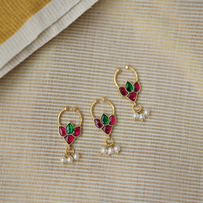 Minimalist Septum Nose Pin | Elegant Ethnic & Contemporary Nose Jewelry HN005