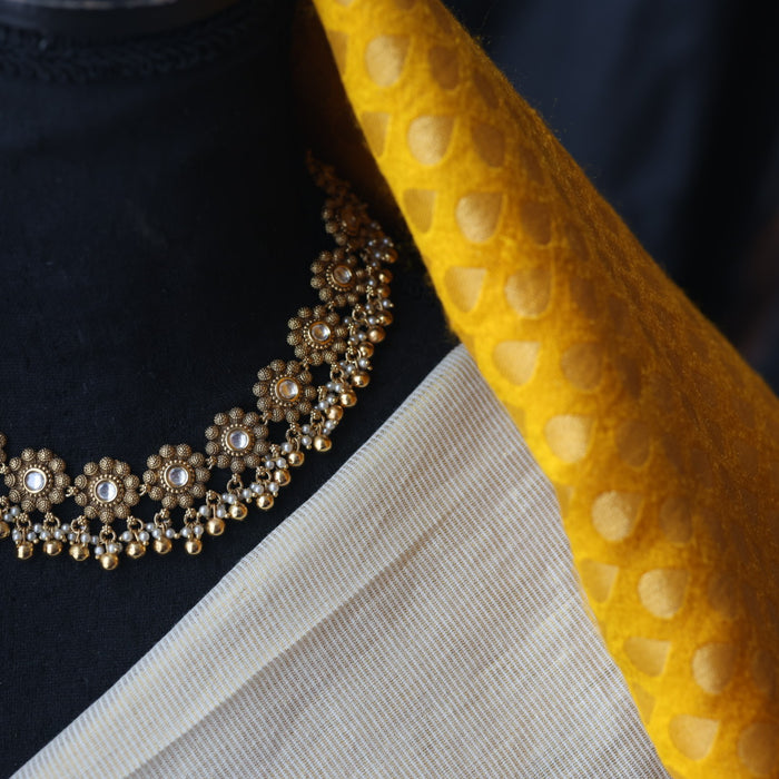 Antique choker necklace and earrings CCB16322
