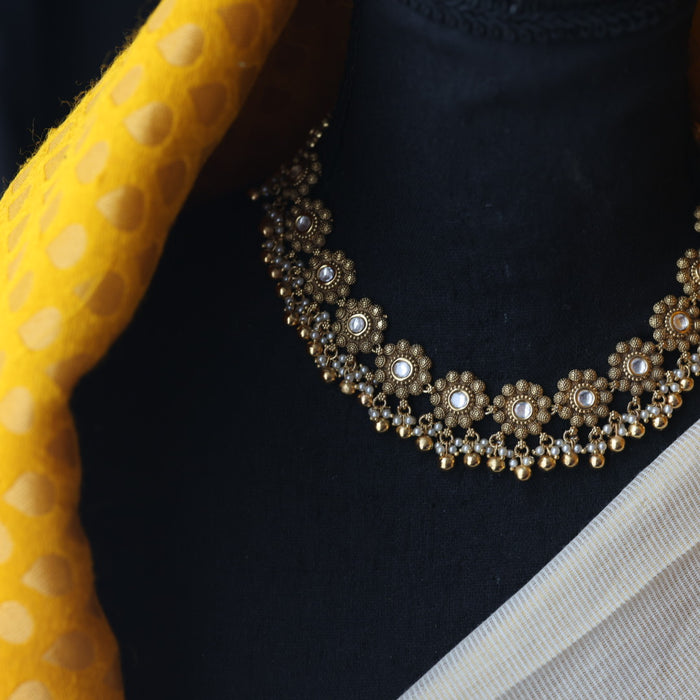 Antique choker necklace and earrings CCB16322