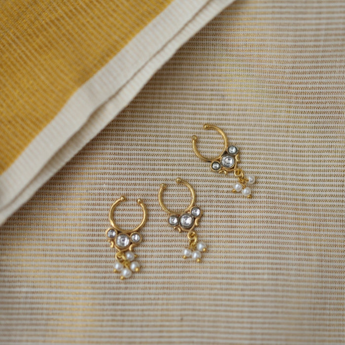 Minimalist Septum Nose Pin | Elegant Ethnic & Contemporary Nose Jewelry HN007