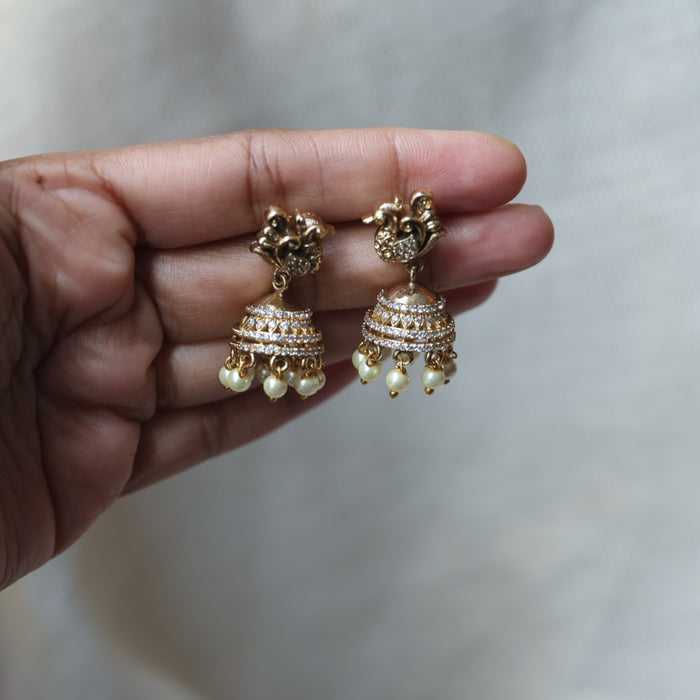 Antique choker necklace and earrings CCB1123