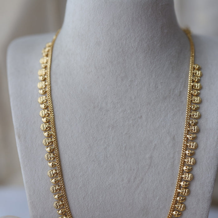 Heritage gold plated gold tone long necklace HL6633