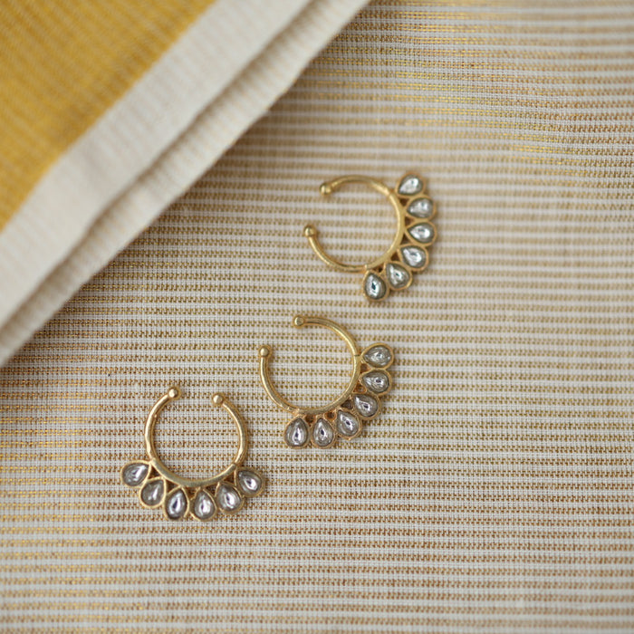 Minimalist Septum Nose Pin | Elegant Ethnic & Contemporary Nose Jewelry HN010
