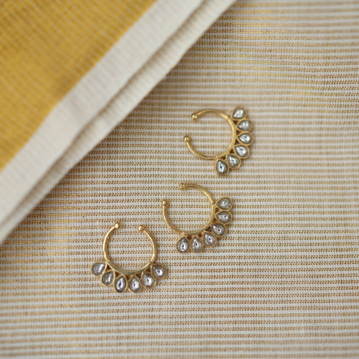 Minimalist Septum Nose Pin | Elegant Ethnic & Contemporary Nose Jewelry HN010