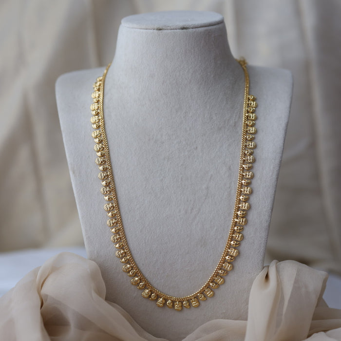 Heritage gold plated gold tone long necklace HL6633