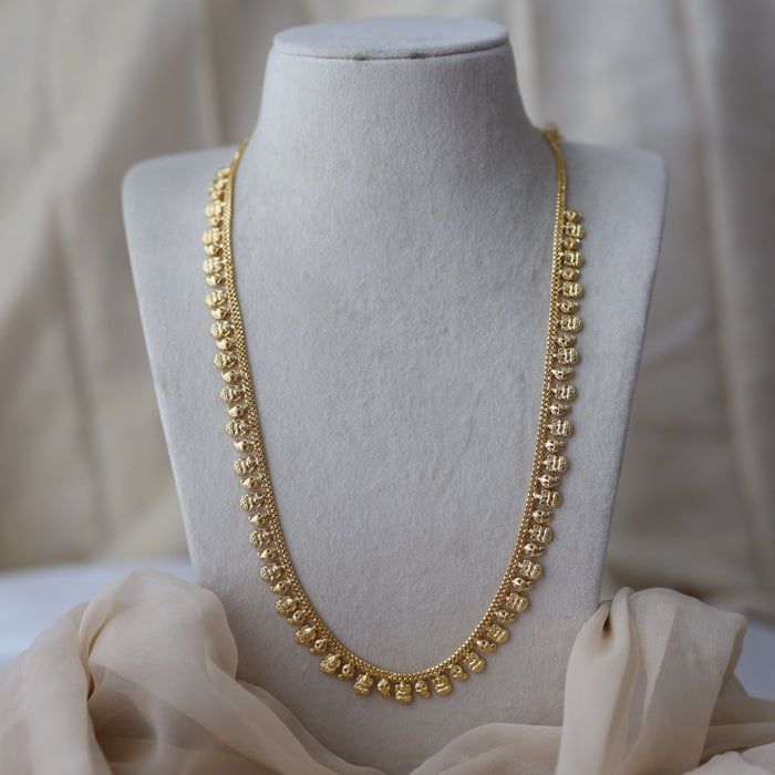 Heritage gold plated gold tone long necklace HL6633