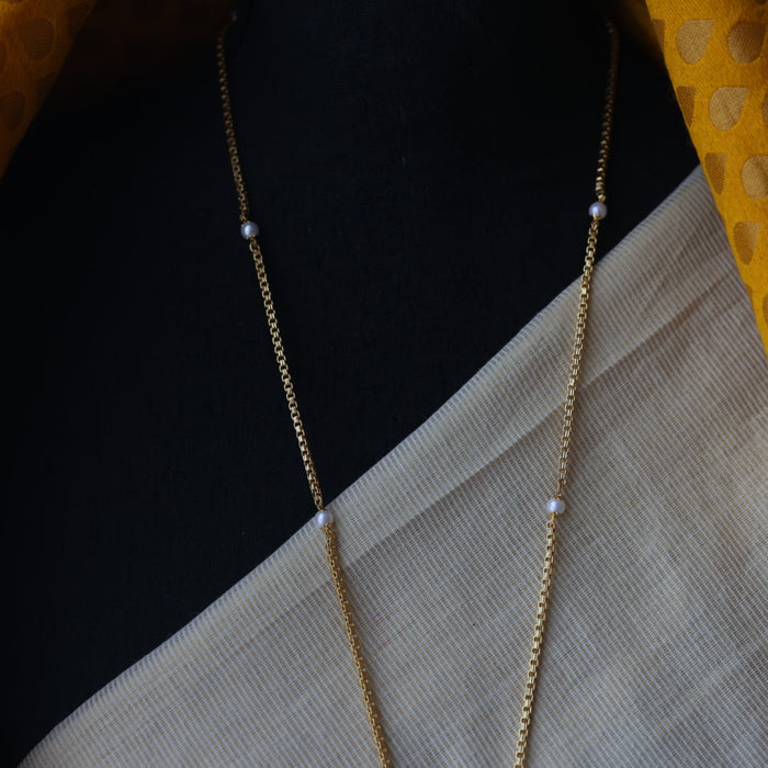 Heritage gold plated padakam necklace HP6881