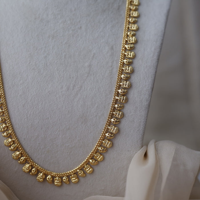 Heritage gold plated gold tone long necklace HL6633