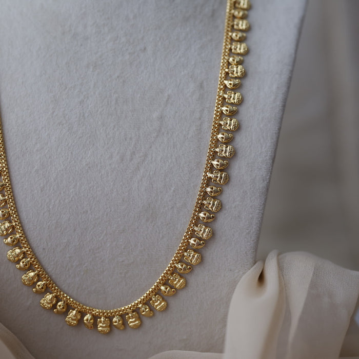 Heritage gold plated gold tone long necklace HL6633