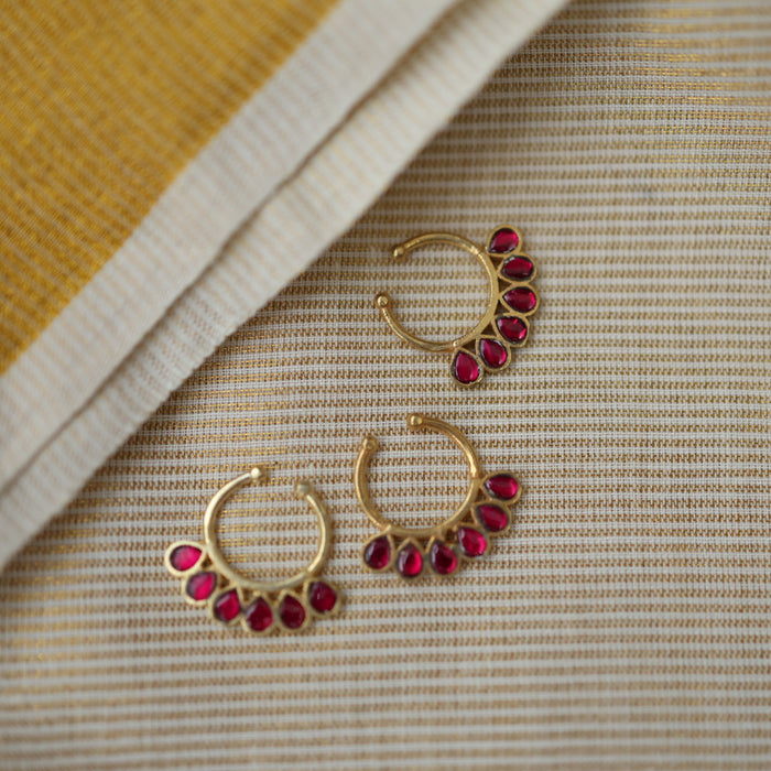 Minimalist Septum Nose Pin | Elegant Ethnic & Contemporary Nose Jewelry HN012