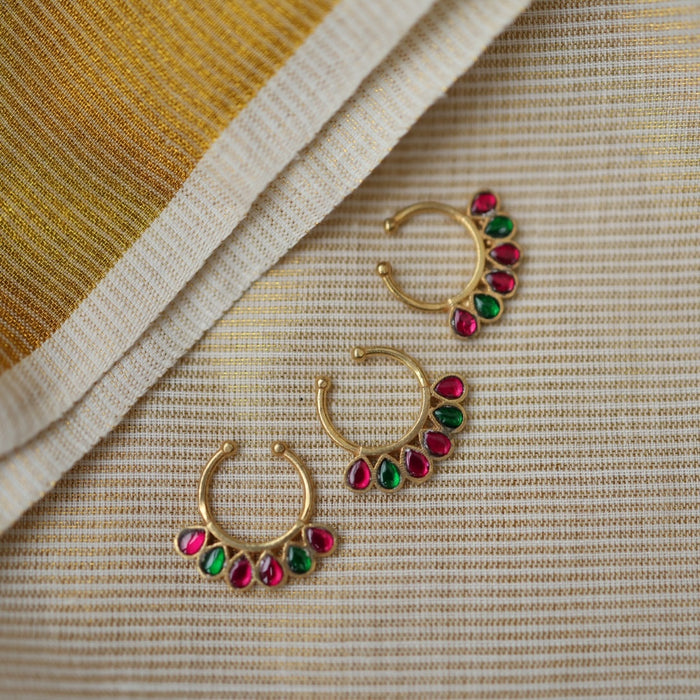 Minimalist Septum Nose Pin | Elegant Ethnic & Contemporary Nose Jewelr HN140