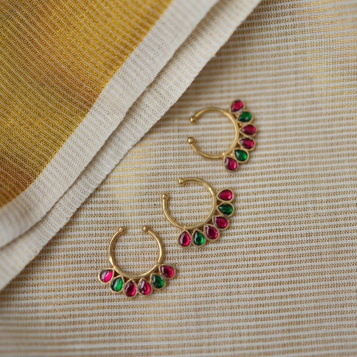 Minimalist Septum Nose Pin | Elegant Ethnic & Contemporary Nose Jewelr HN140
