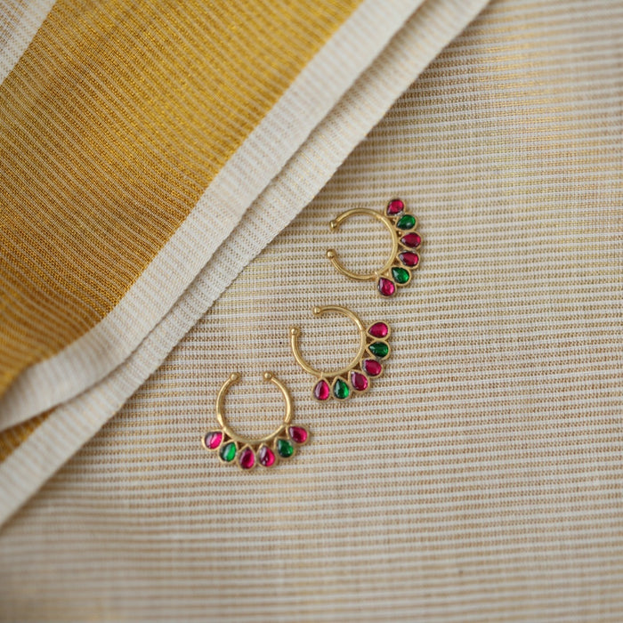Minimalist Septum Nose Pin | Elegant Ethnic & Contemporary Nose Jewelr HN140