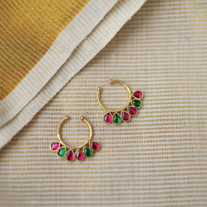 Minimalist Septum Nose Pin | Elegant Ethnic & Contemporary Nose Jewelr HN140