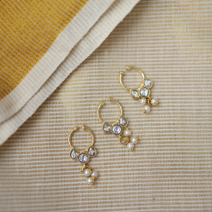 Minimalist Septum Nose Pin | Elegant Ethnic & Contemporary Nose Jewelry HN017