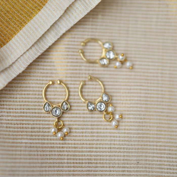 Minimalist Septum Nose Pin | Elegant Ethnic & Contemporary Nose Jewelry HN017