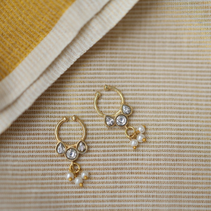 Minimalist Septum Nose Pin | Elegant Ethnic & Contemporary Nose Jewelry HN017