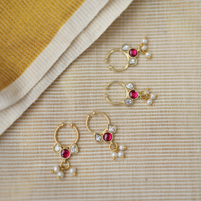 Minimalist Septum Nose Pin | Elegant Ethnic & Contemporary Nose Jewelry HN018