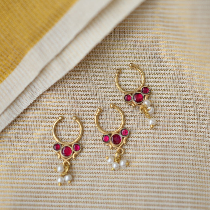 Minimalist Septum Nose Pin | Elegant Ethnic & Contemporary Nose Jewelry HN019