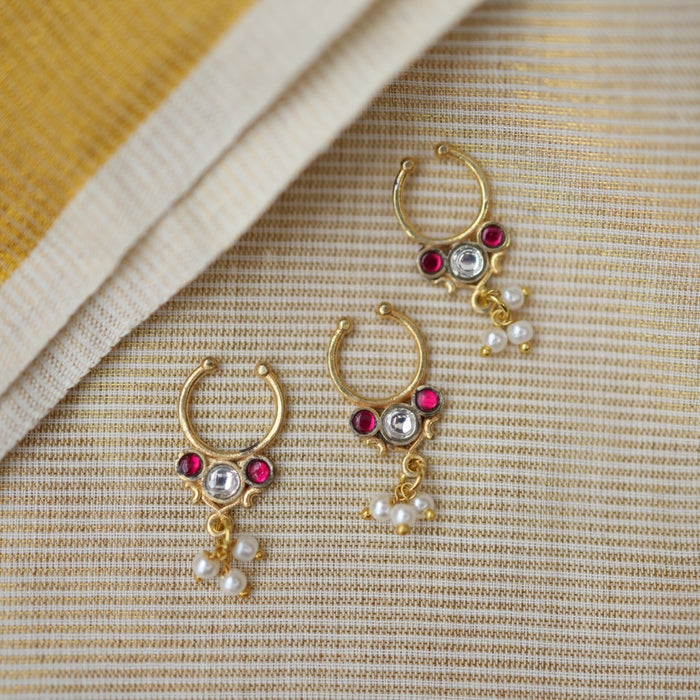 Minimalist Septum Nose Pin | Elegant Ethnic & Contemporary Nose Jewelry HN021
