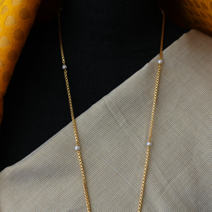 Heritage gold plated padakam necklace HP7322