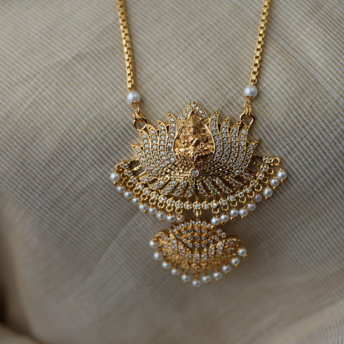 Heritage gold plated padakam necklace HP7322