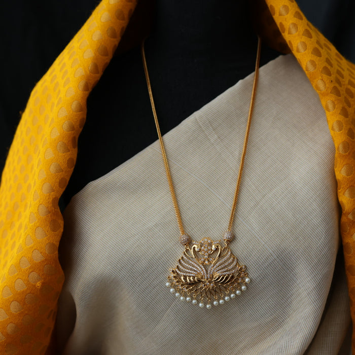 Heritage gold plated padakam necklace HP7323