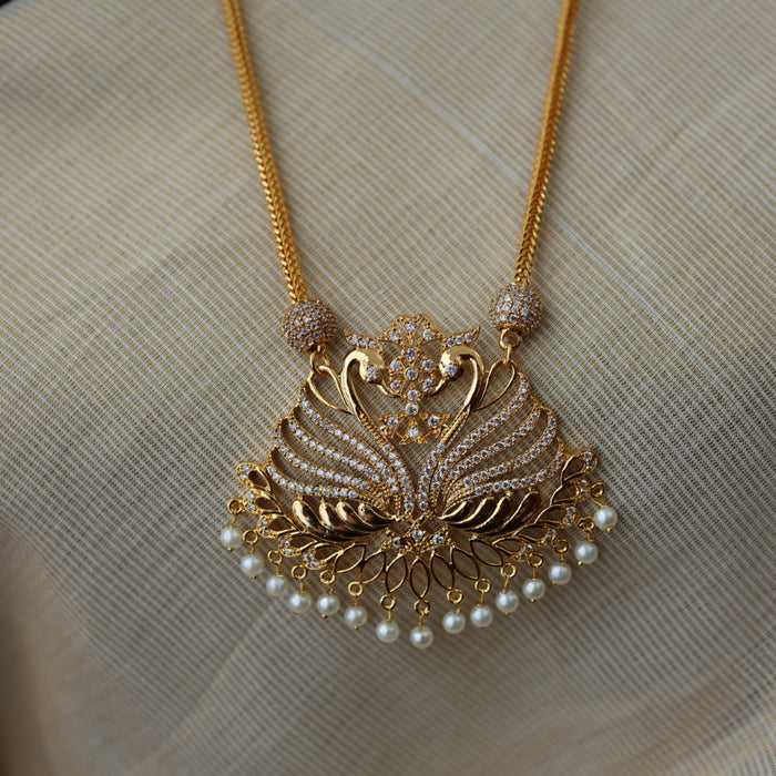 Heritage gold plated padakam necklace HP7323