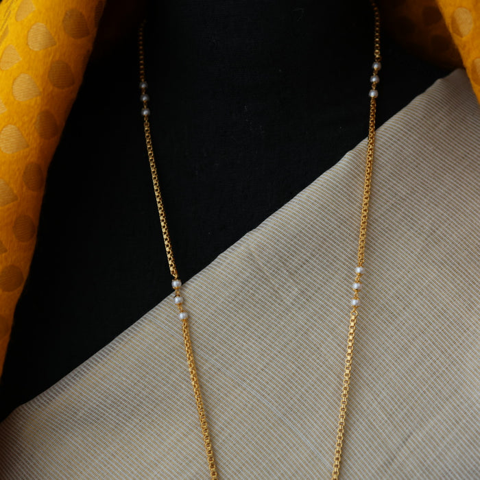 Heritage gold plated padakam necklace HP6543