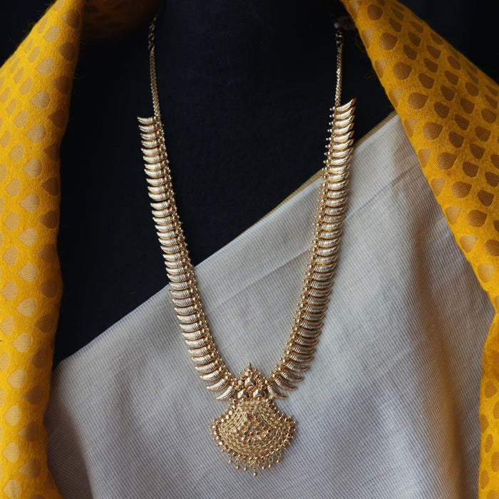 Heritage gold plated long necklace HL832
