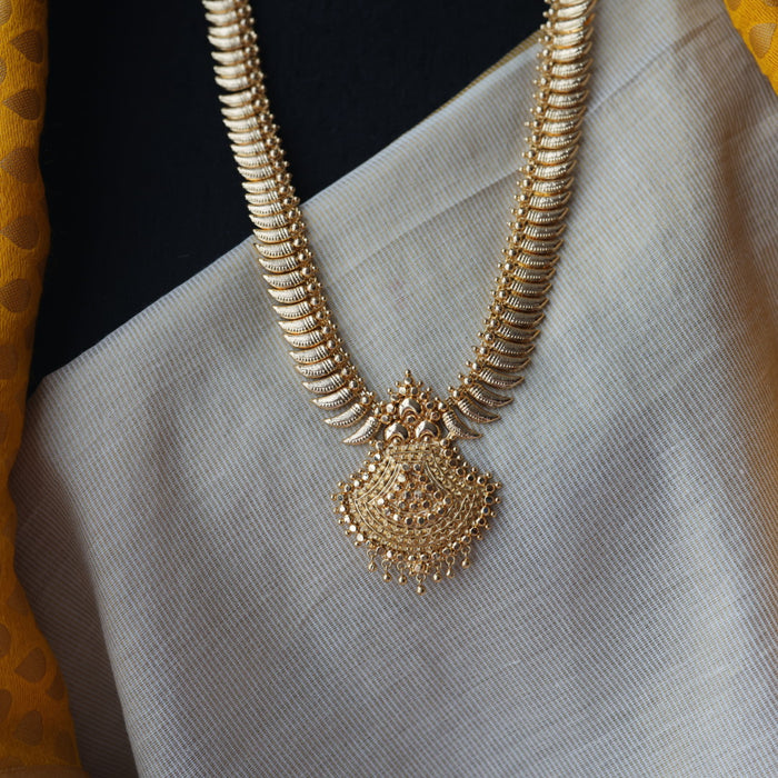 Heritage gold plated long necklace HL832