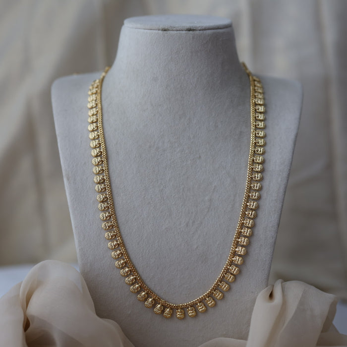 Heritage gold plated gold tone long necklace HL812