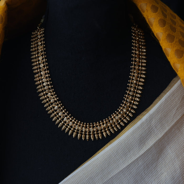 Heritage gold plated short necklace H832