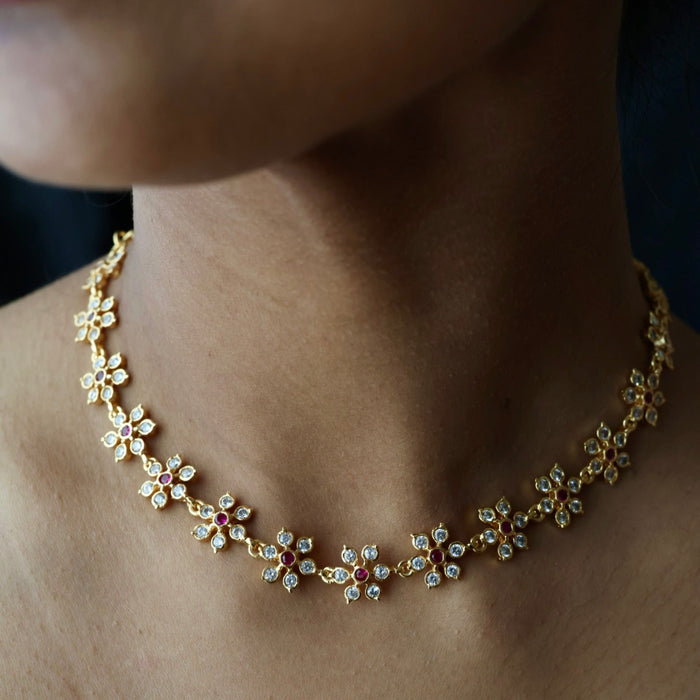 Antique green stone long necklace/ waistchain and earrings LL03113