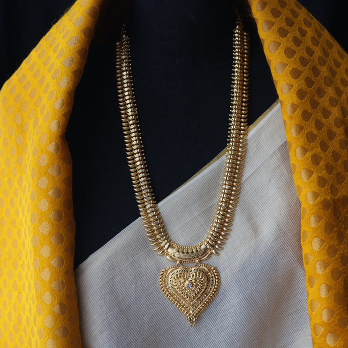 Heritage gold plated long necklace HL7123