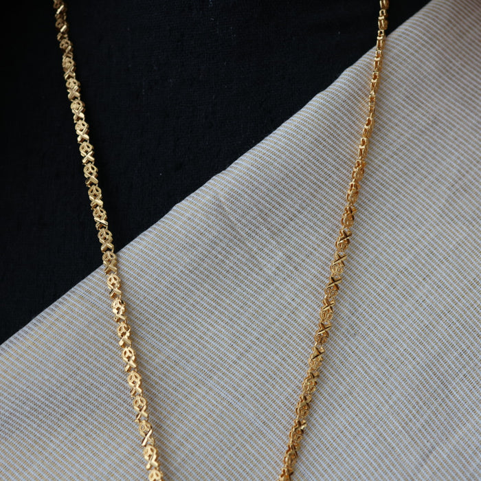 Heritage gold plated padakam necklace HP73890