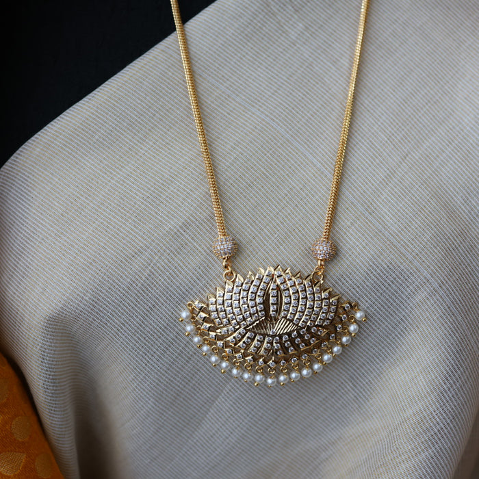 Heritage gold plated padakam necklace HP7322