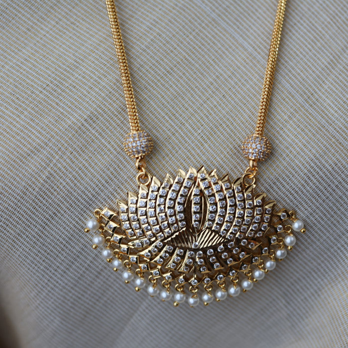 Heritage gold plated padakam necklace HP7322