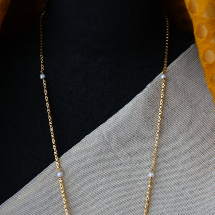 Heritage gold plated padakam necklace HP76838