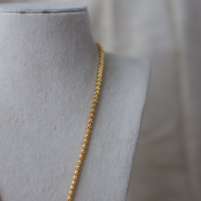 Heritage gold plated padakam necklace HP899