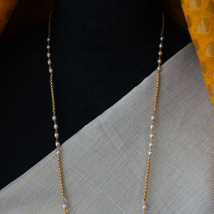 Heritage gold plated padakam necklace HP577