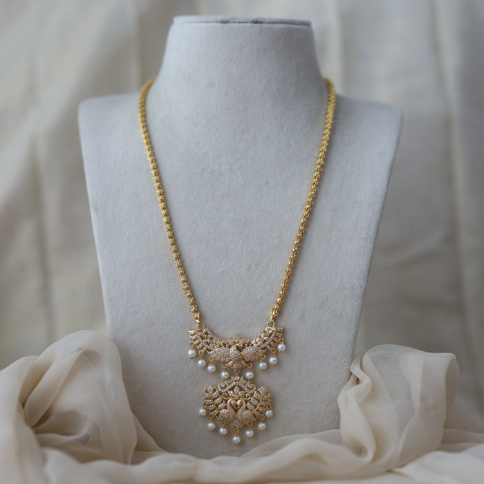 Heritage gold plated padakam necklace HP899