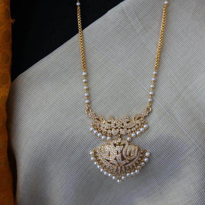 Heritage gold plated padakam necklace HP799