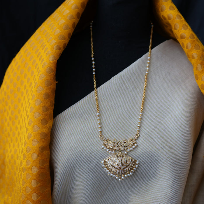 Heritage gold plated padakam necklace HP799