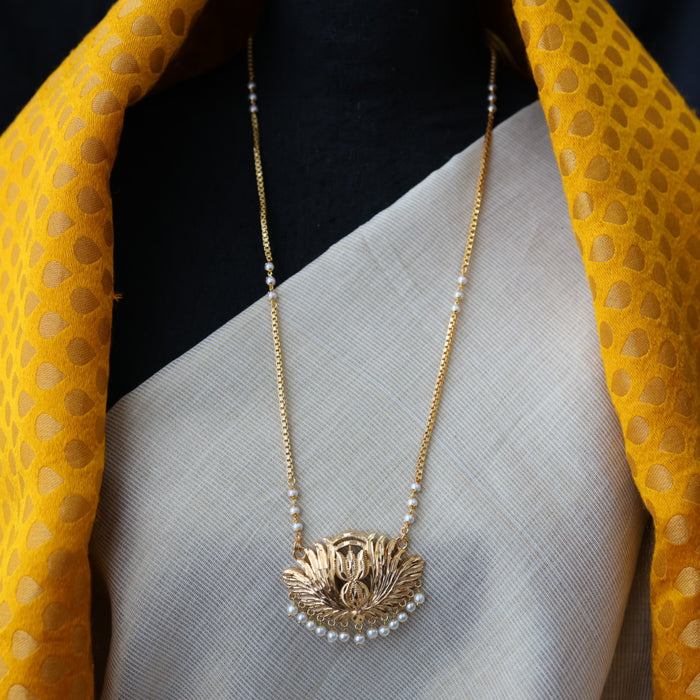 Heritage gold plated padakam necklace HP7211