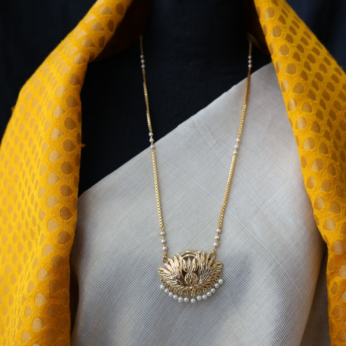 Heritage gold plated padakam necklace HP7211