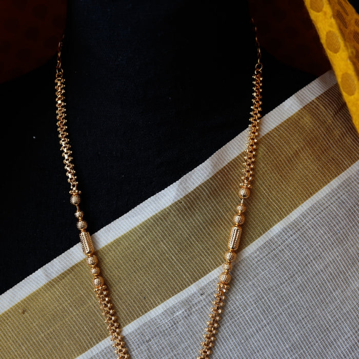 Heritage gold plated pendant long necklace HP456