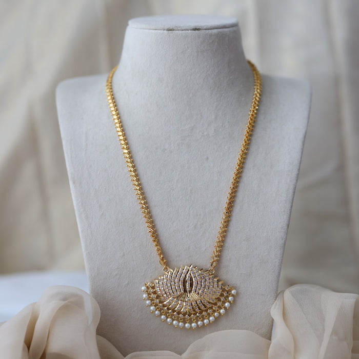 Heritage gold plated padakam necklace HP8990