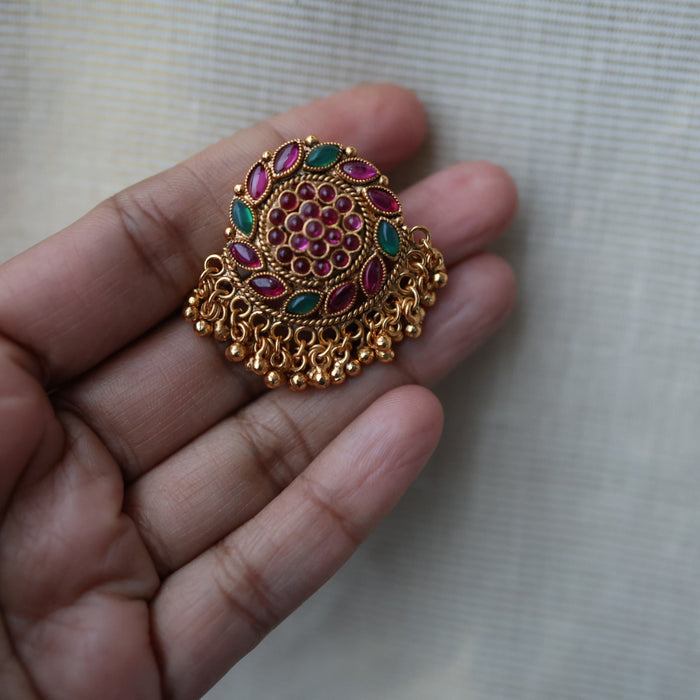 Antique ruby studd earrings AS4598